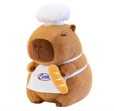 Capybara stuffed toy (Chef)